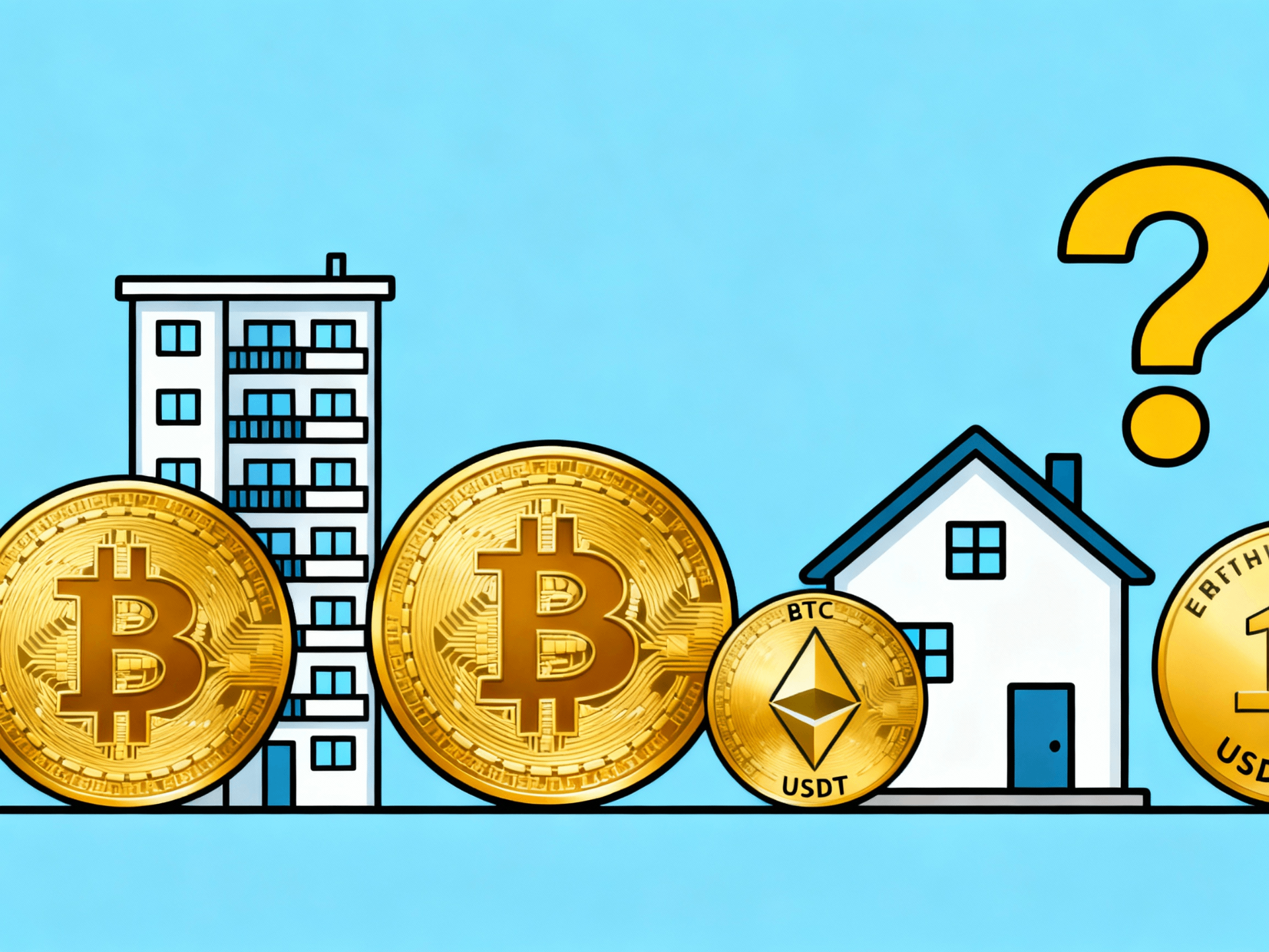 Nieruchomości za kryptowaluty